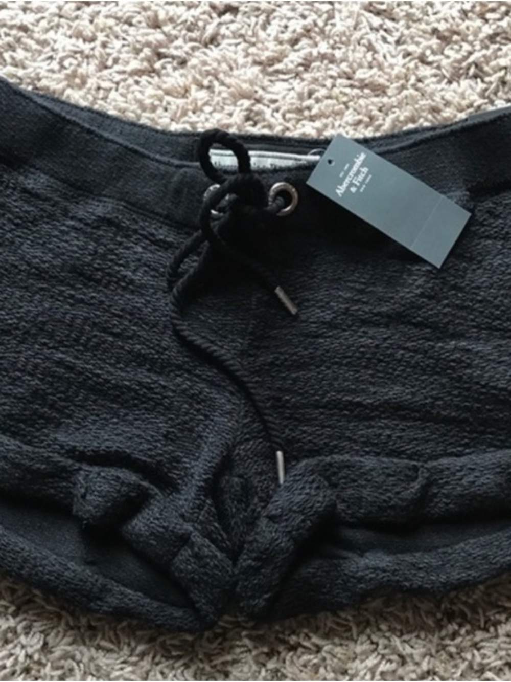 Abercrombie & Fitch Black Women's Lounge Shorts - Picture 2 of 3